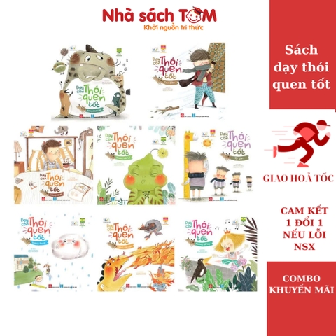 Sách Dạy Con Thói Quen Tốt - Đinh Tị- cho trẻ từ 3-6 tuổi