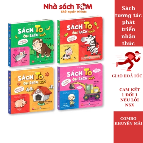 Sách to ôm sách nhỏ - Cho trẻ từ 0 - 6 tuổi - Đinh Tị