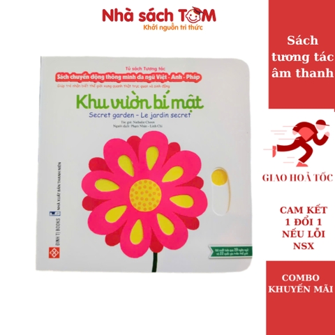 Sách chuyển động thông minh đa ngữ Việt-Anh-Pháp