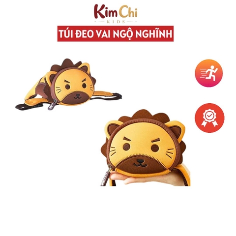Túi đeo chéo hình thú ngộ nghĩnh Nohoo cho bé , túi mini dễ thương, nhẹ, phù hợp bé đi chơi, đi học