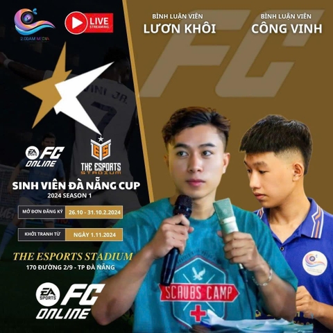 Chính Thức Khởi Động Giải Đấu FC Online - Sinh Viên Đà Nẵng Cup 2024