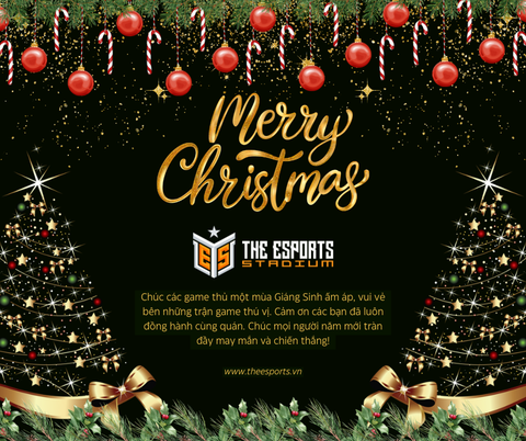 Chúc Mừng Giáng Sinh 2024 từ The Esports Stadium