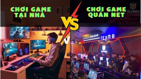 So sánh chơi game tại nhà và tại quán net - Đâu là lựa chọn tốt nhất?