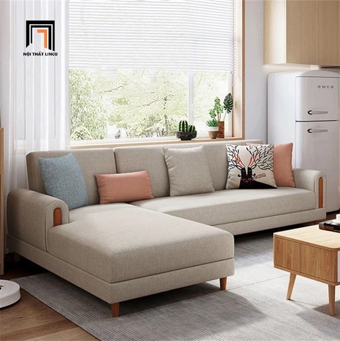 B1 Bộ ghế sofa góc căn hộ chung cư GT254 Joblin 2m3 x 1m6 giá rẻ