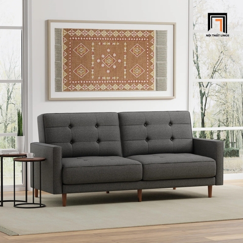 I3 Ghế sofa giường bật nằm nhỏ gọn GB51 Tuffing 1m7 xám đậm