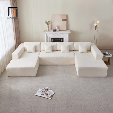 Q1 Bộ ghế sofa U phòng khách gia đình UT17 Dade 3m1 vải nỉ