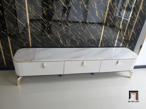 B2 Kệ tivi dài 2m 7-GF mặt đá ceramic cho phòng khách gia đình