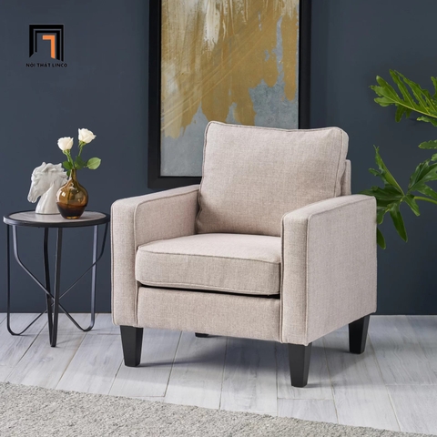 H3 Ghế sofa đơn giá rẻ DT9 Ballentine vải nỉ bố xám trắng