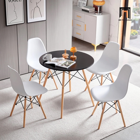K2 Bộ bàn ghế ăn nhựa 2-OC4-GCF1-B2 nhỏ gọn cho nhà bếp nhỏ