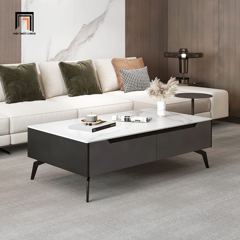 F2 Bàn sofa phòng khách hiện đại BSF36 Camel 1m x 50 mặt đá