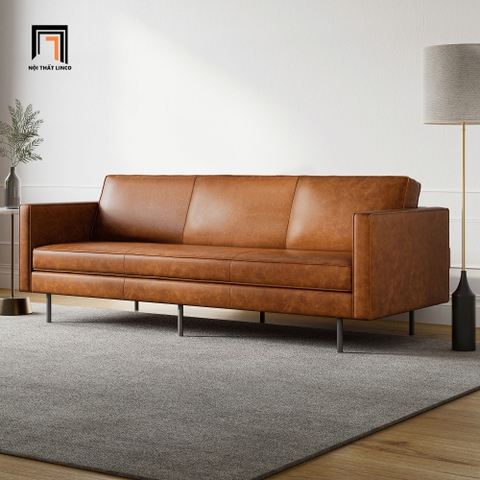 E2 Ghế sofa giường bật nằm GB14 Axel dài 2m da giả màu nâu