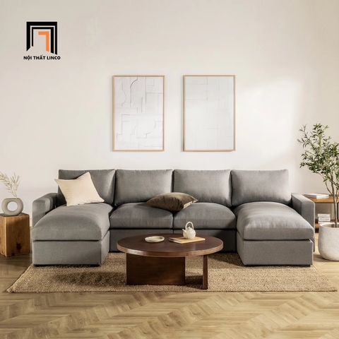 Q1 Bộ ghế sofa góc chữ U GT22 U-shape 2m8 x 1m6 giá rẻ
