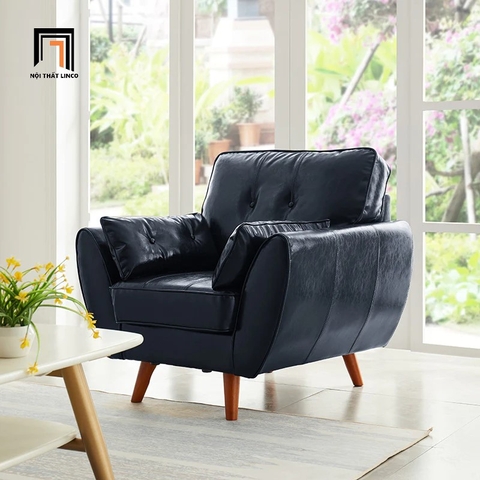 J4 Ghế sofa đơn da công nghiệp DT77 Rothry 1 người sang trọng