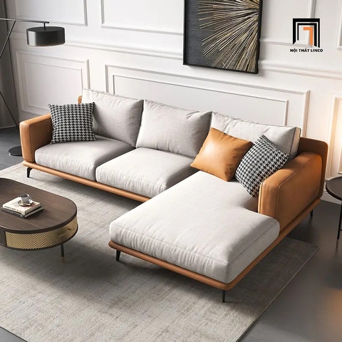 B1 Bộ ghế sofa góc chữ L GT56 Modela 2m4 x 1m6 hiện đại