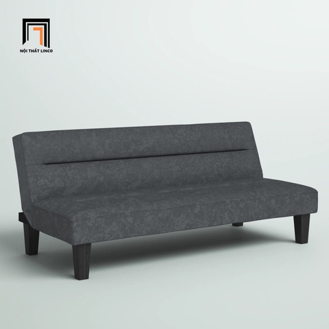 G2 Ghế sofa giường giá rẻ GB86 Fayette dài 1m7 xám đậm nỉ