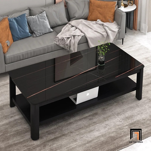 D3 Bàn sofa mặt đá ceramic đẹp BSF12 Cofinn chữ nhật 1m x 50