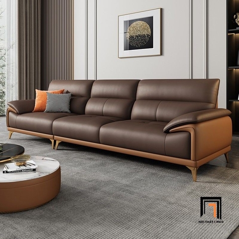 C5 Ghế sofa văng sang trọng BHQ69 Praco 2m4 da công nghiệp