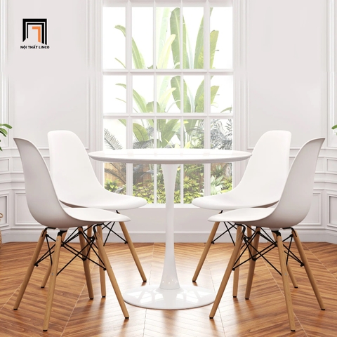 P1 Bộ bàn ghế ăn nhỏ xinh 4-OC4-GCF1-B5 phòng bếp gia đình