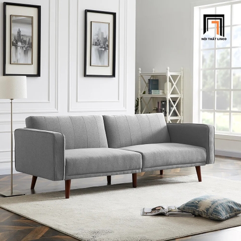 E4 Ghế sofa giường gấp gọn GB81 Dresny dài 2m màu xám