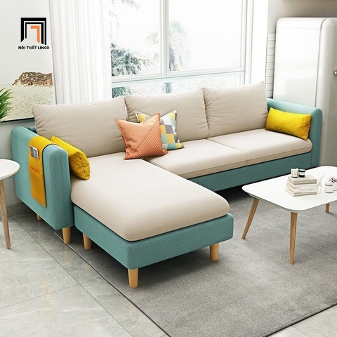 C1 Bộ ghế sofa góc L vải nỉ GT152 Taylor 2m2 x 1m6 gia đình nhỏ