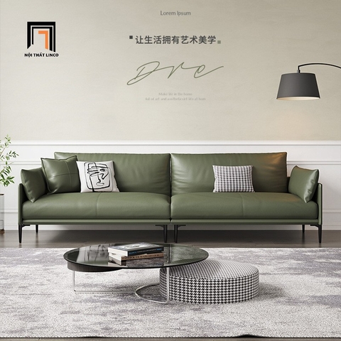 T3 Sofa văng da giả BHQ85 Colman 2m5 phòng khách chung cư