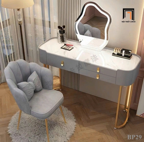 R2 Bàn phấn mặt đá ceramic BP29-AK dài 1m phòng ngủ đẹp