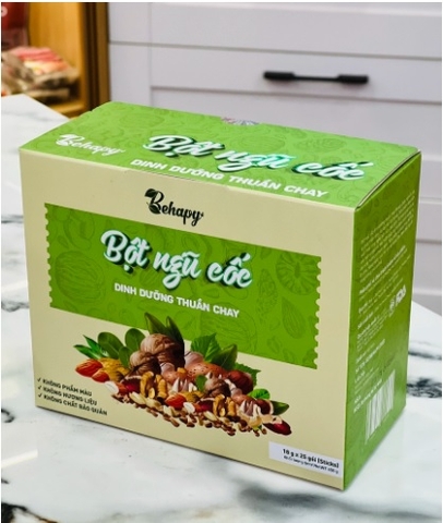 HẠT& NGŨ CỐC DINH DƯỠNG dinh dưỡng thuần chay - Hộp 450gr (25 gói 18gr)