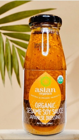Sốt mè rang kiểu Nhật hữu cơ 200ml - Asian Organics