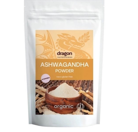 Nhân sâm Ấn Độ Ashwagandha hữu cơ 200gr - Dragon Superfoods