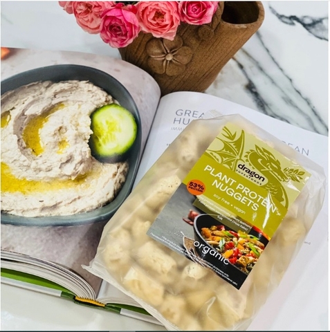 Đạm thịt nugget chay hữu cơ 150gr - Dragon Superfoods
