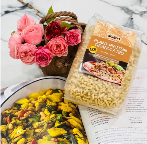 Đạm thịt vụn chay hữu cơ 200gr - Dragon Superfoods