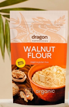 Bột óc chó hữu cơ 51% Protein 200gr - Dragon Superfood