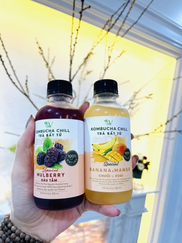 Kombucha chill chuối xoài 250ml