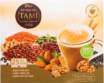 HẠT& NGŨ CỐC DINH DƯỠNG Không Đường 450gr - TAMI Food