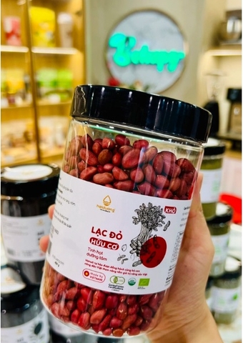 Lạc đỏ hữu cơ khô 390gr - HANUTI VIETNAM