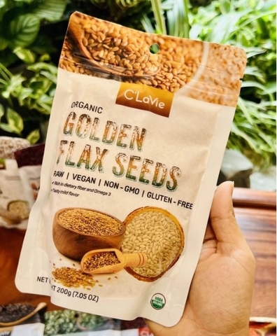 Hạt lanh vàng hữu cơ 200gr C'LaVie