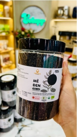 Mè đen hữu cơ khô 370gr - HANUTI VIETNAM