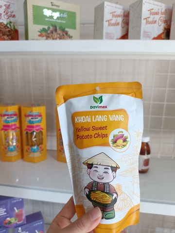 Khoai lang vàng sấy giòn – DAVIMEX