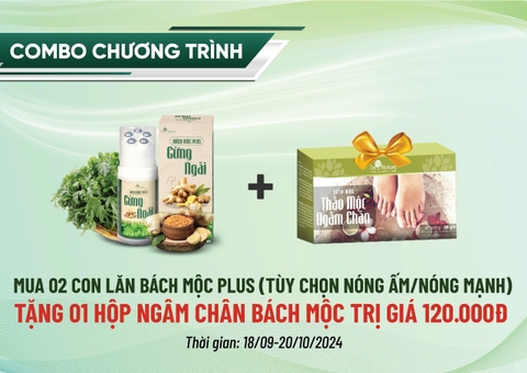 combo 11- Combo 2 Bách Mộc Plus Nóng Mạnh 130ml- I'm Nature ( Tặng 1 Thảo Mộc Ngâm Chân Bách Mộc 120k )