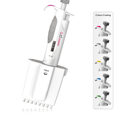 Micropipet 8 kênh, 0,5-10ul, Model: Pipet4u Pro, Hãng: AHN/Đức