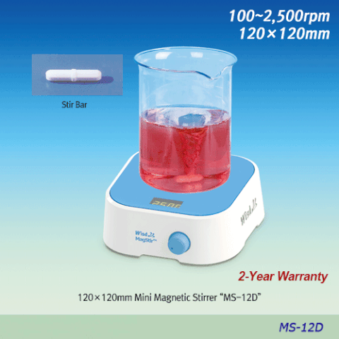 MÁY KHUẤY TỪ KỸ THUẬT SỐ MINI 120×120 Model: MS-12D, HÃNG: DAIHAN /HÀN QUỐC