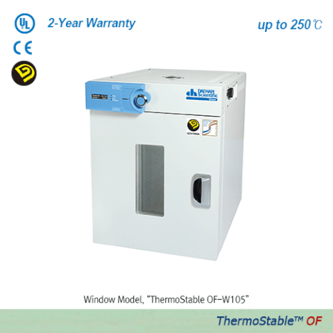 Tủ sấy đối lưu cưỡng bức ( bản cửa sổ kính) 105 lít, Model: ThermoStable™ OF-W105, Hãng: DAIHAN/ Hàn Quốc