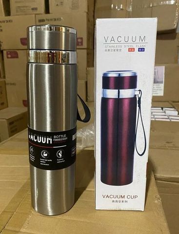 Bình giữ nhiệt 800ml cao cấp có nắp lọc trà – Bình đựng nước giữ nhiệt lớn tiện lợi lõi inox 304 không gỉ, giữ nước tốt