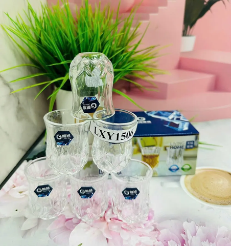 Bộ 6 cốc thuỷ tinh giả tiệp