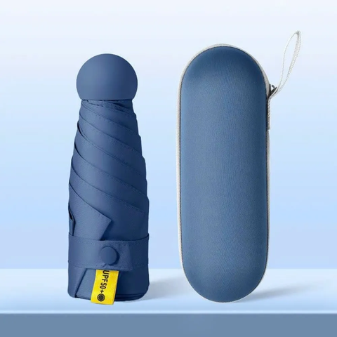 Ô che nắng, nhỏ gọn di động, siêu nhẹ, 50% tắt, ô quảng cáo có thể gập lại cho cả nắng và mưa ô dù sử dụng