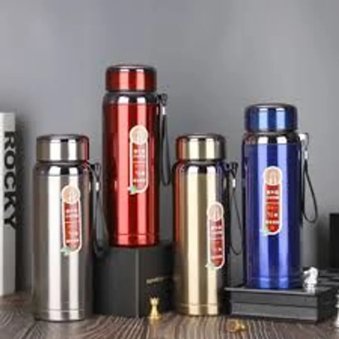 Bình Giữ Nhiệt Cao Cấp Inox 316 Dung Tích 800ml Nắp Đính Họa Tiết Kim Cương