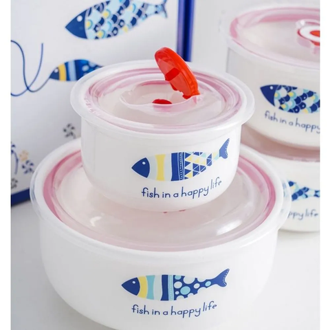 Bộ 2 Bát Sứ Nắp hut chân không ( THÙNG 48B)