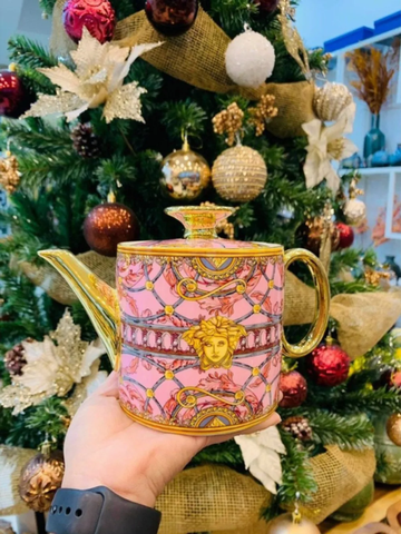 Bộ Ấm Chén VS Sứ Xương Hoàng Gia Cao Cấp