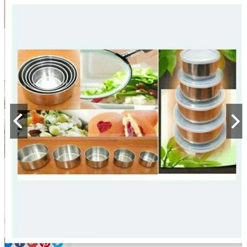 Bộ 5 Bát Inox (THUNG 60C)