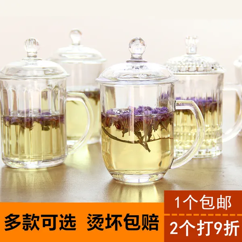 Cốc Nắp Thủy Tinh Chịu Nhiệt (THÙNG 36C)